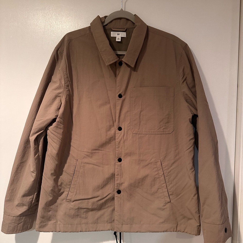 BP Tan Lightweight Shirt Jacket